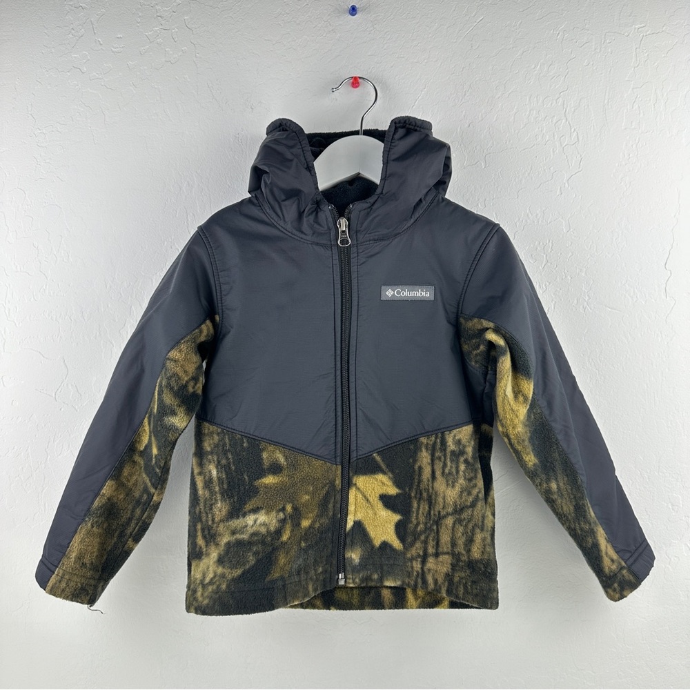 Columbia Realtree Camo Fleece Windbreaker Jacket Toddler Sz 4T